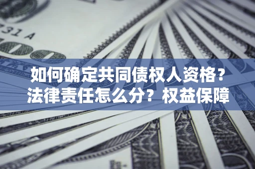 北京如何确定共同债权人资格？法律责任怎么分？权益保障技巧揭秘！