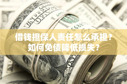 北京借钱担保人责任怎么承担？如何免债降低损失？