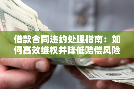 北京借款合同违约处理指南：如何高效维权并降低赔偿风险？