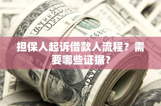 北京担保人起诉借款人流程？需要哪些证据？